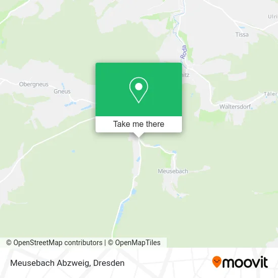 Карта Meusebach Abzweig