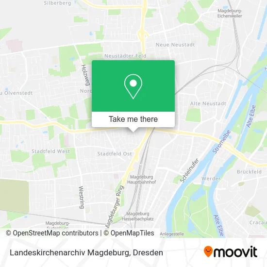 Карта Landeskirchenarchiv Magdeburg