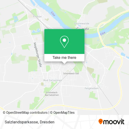 Карта Salzlandsparkasse
