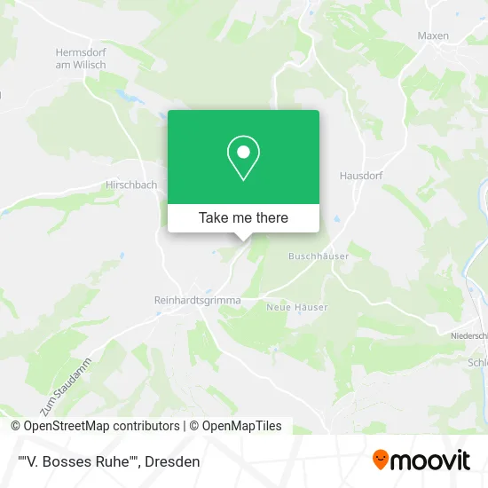 Карта ""V. Bosses Ruhe""
