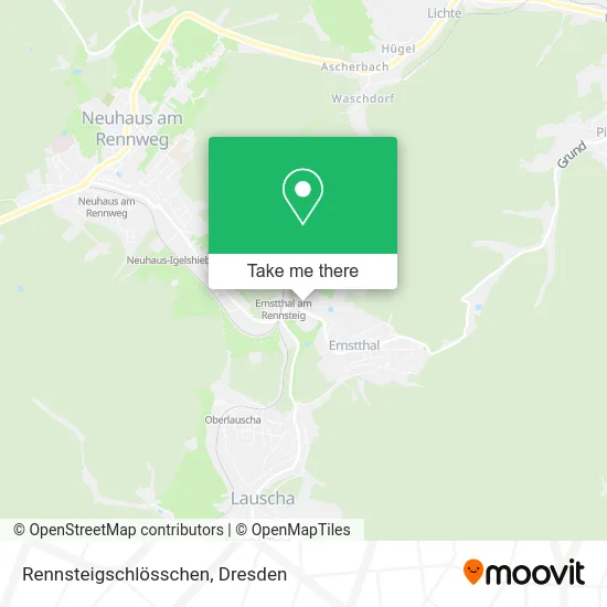 Карта Rennsteigschlösschen