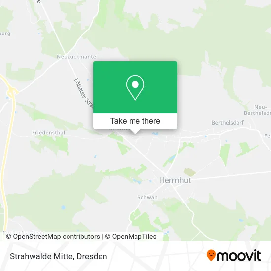 Карта Strahwalde Mitte