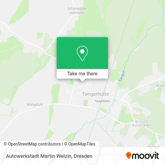 Карта Autowerkstadt Martin Welzin