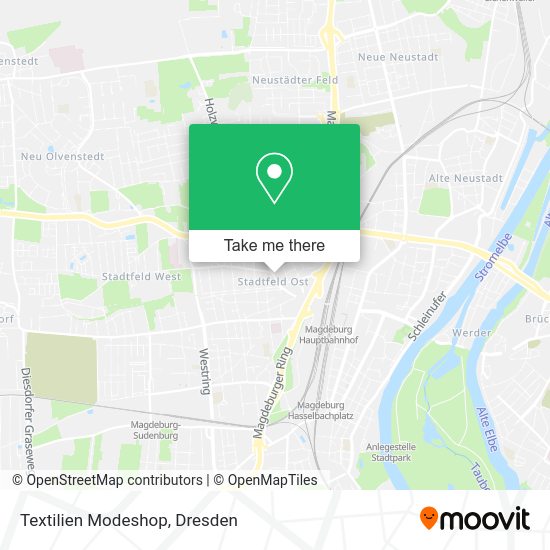 Карта Textilien Modeshop