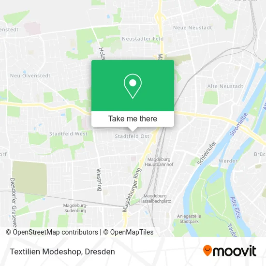 Карта Textilien Modeshop