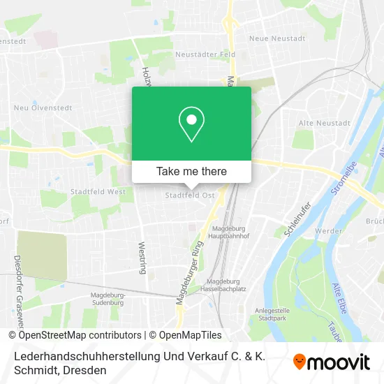 Карта Lederhandschuhherstellung Und Verkauf C. & K. Schmidt