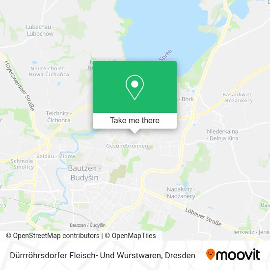 Карта Dürrröhrsdorfer Fleisch- Und Wurstwaren