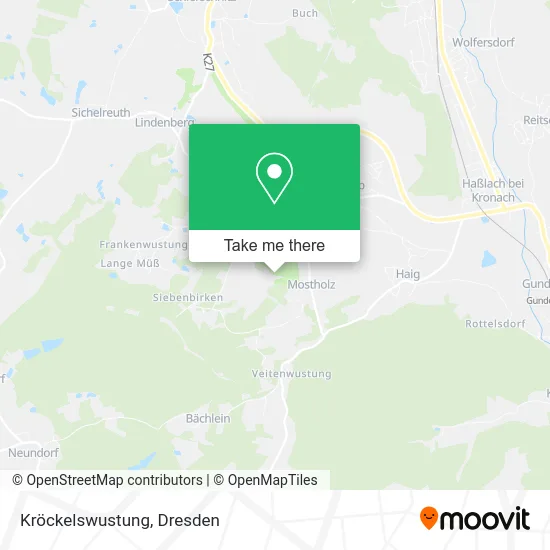 Карта Kröckelswustung
