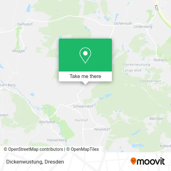 Карта Dickenwustung