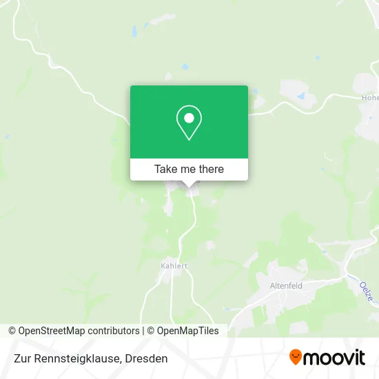 Карта Zur Rennsteigklause