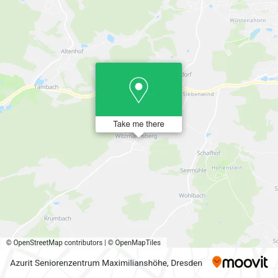 Карта Azurit Seniorenzentrum Maximilianshöhe