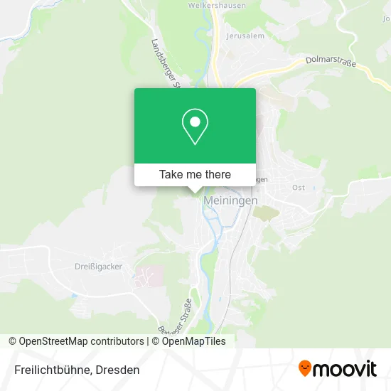 Карта Freilichtbühne
