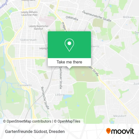 Карта Gartenfreunde Südost