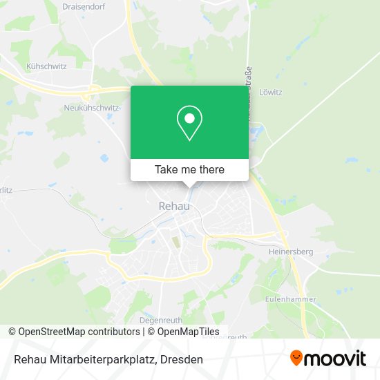 Карта Rehau Mitarbeiterparkplatz
