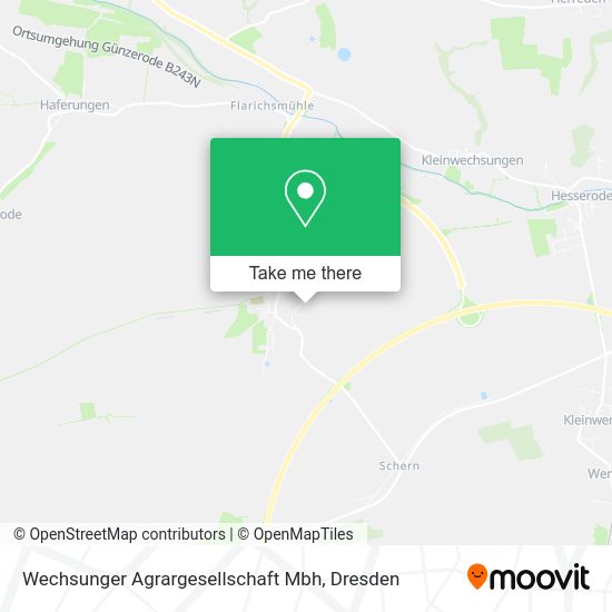 Карта Wechsunger Agrargesellschaft Mbh