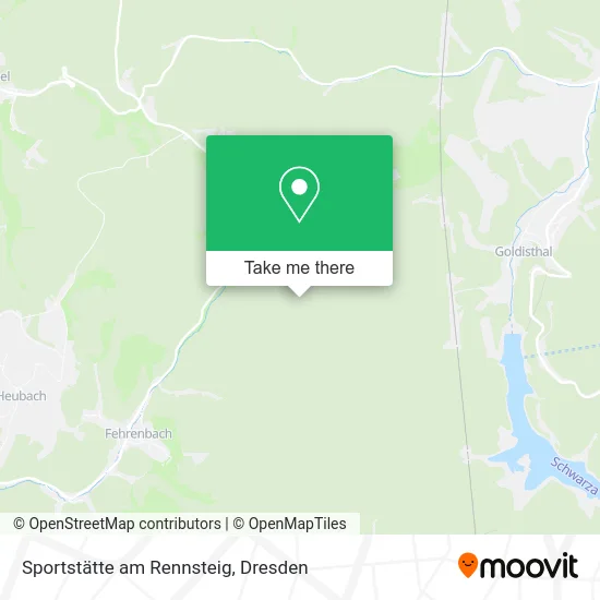 Карта Sportstätte am Rennsteig