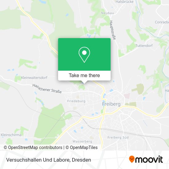 Карта Versuchshallen Und Labore