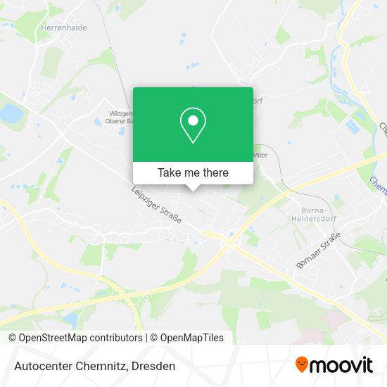 Карта Autocenter Chemnitz