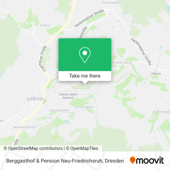Карта Berggasthof & Pension Neu-Friedrichsruh