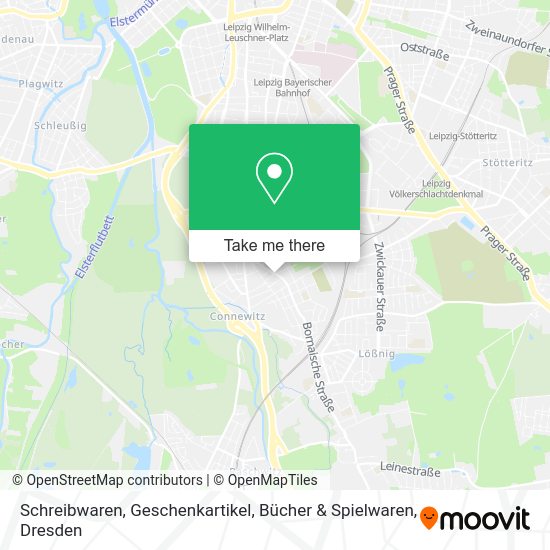 Карта Schreibwaren, Geschenkartikel, Bücher & Spielwaren