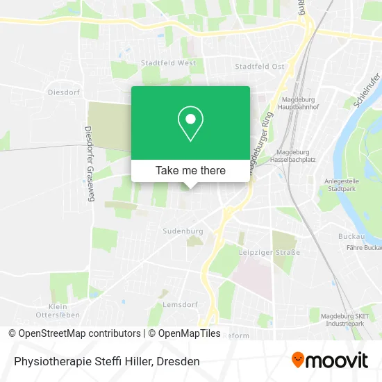 Карта Physiotherapie Steffi Hiller