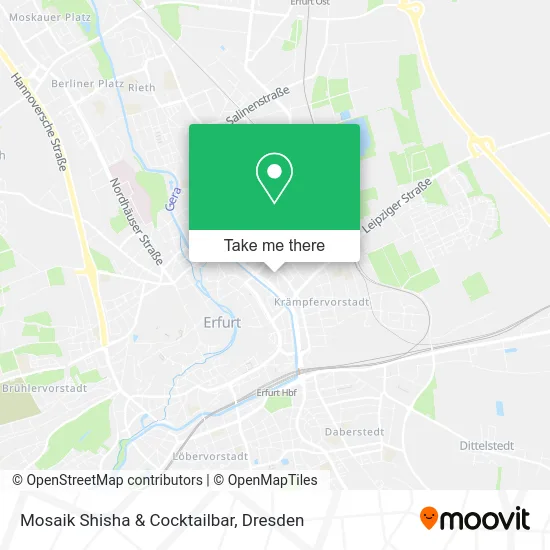 Карта Mosaik Shisha & Cocktailbar