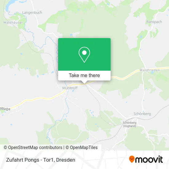Карта Zufahrt Pongs - Tor1