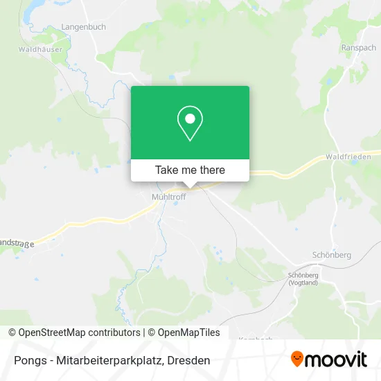 Карта Pongs - Mitarbeiterparkplatz