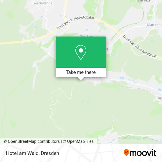 Карта Hotel am Wald