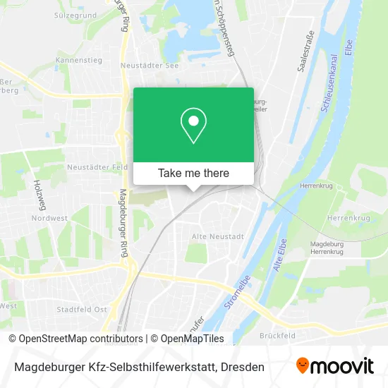 Карта Magdeburger Kfz-Selbsthilfewerkstatt