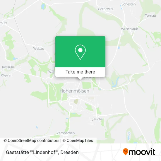 Карта Gaststätte ""Lindenhof""
