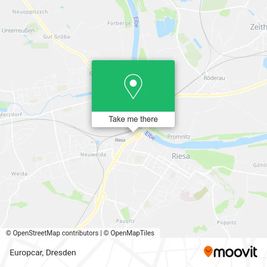Карта Europcar