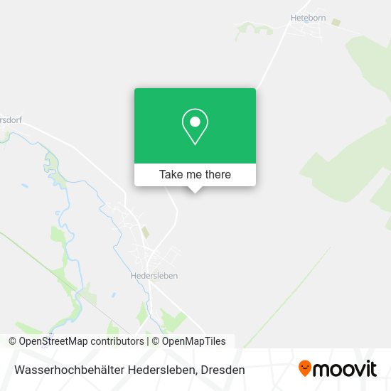 Карта Wasserhochbehälter Hedersleben