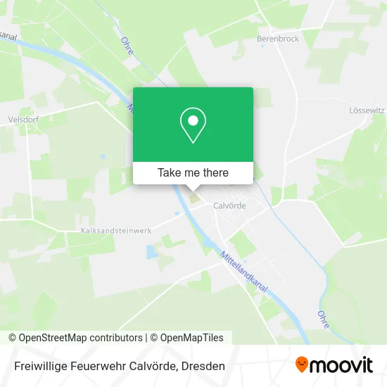 Карта Freiwillige Feuerwehr Calvörde