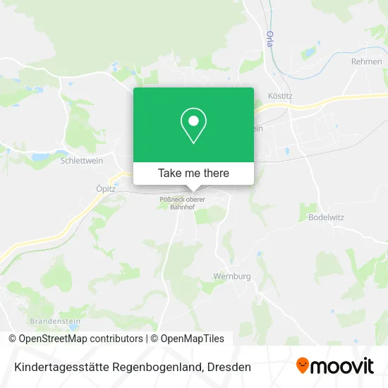 Карта Kindertagesstätte Regenbogenland