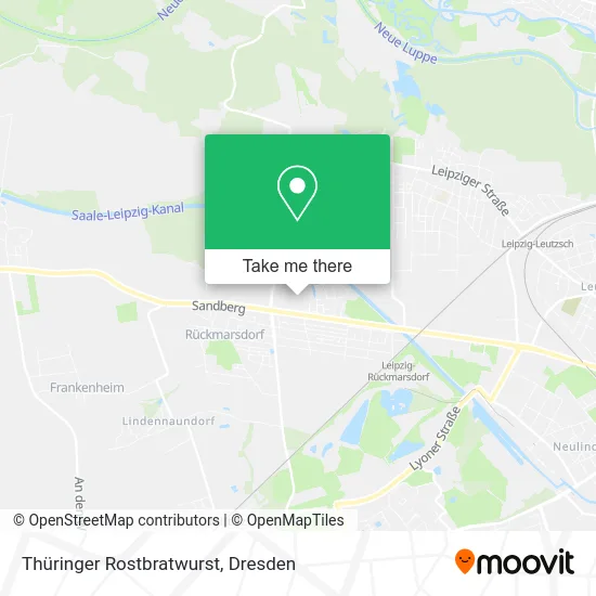 Карта Thüringer Rostbratwurst