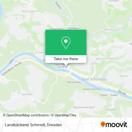 Карта Landbäckerei Schmidt