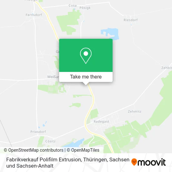 Карта Fabrikverkauf Polifilm Extrusion