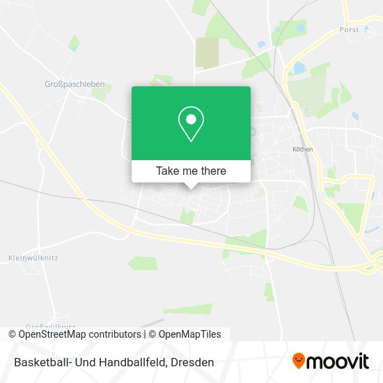 Карта Basketball- Und Handballfeld