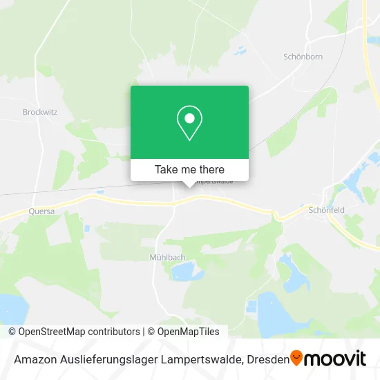 Карта Amazon Auslieferungslager Lampertswalde