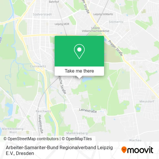 Карта Arbeiter-Samariter-Bund Regionalverband Leipzig E.V.