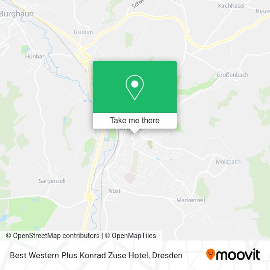 Карта Best Western Plus Konrad Zuse Hotel