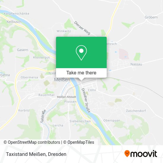 Карта Taxistand Meißen