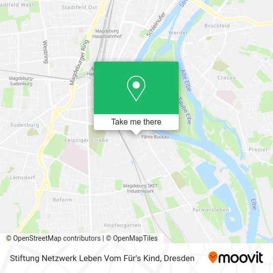 Карта Stiftung Netzwerk Leben Vom Für's Kind