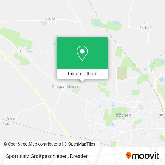 Карта Sportplatz Großpaschleben