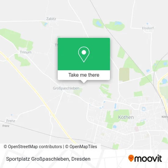 Карта Sportplatz Großpaschleben
