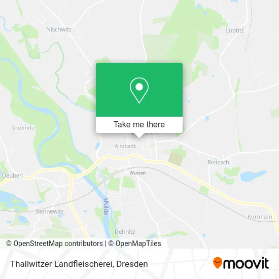 Карта Thallwitzer Landfleischerei