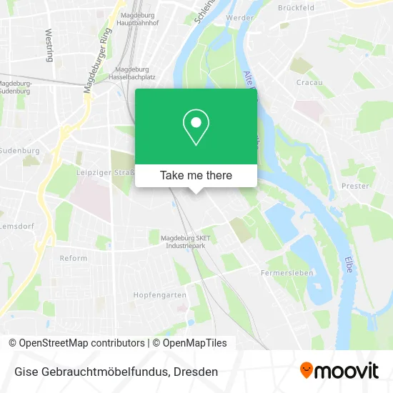 Карта Gise Gebrauchtmöbelfundus