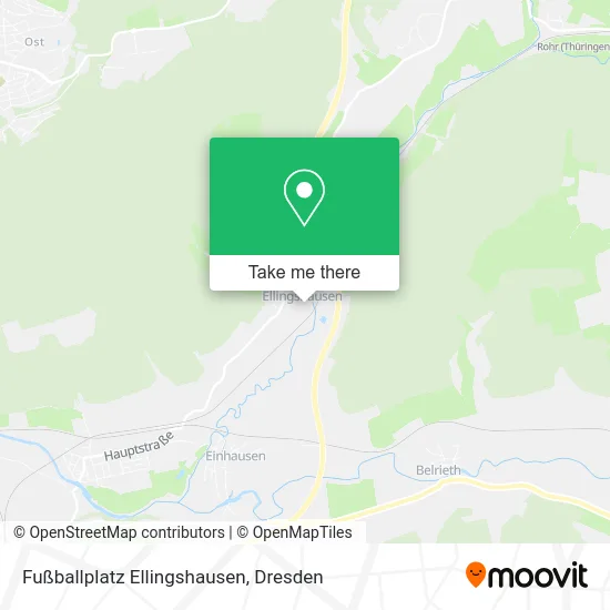 Карта Fußballplatz Ellingshausen