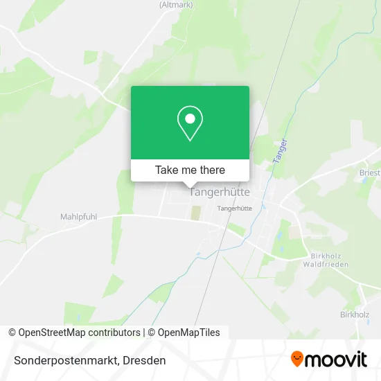 Карта Sonderpostenmarkt